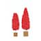 Hello Honey® 11.75" Fabric Yarn Tree with Wood Block Base